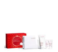 Clarins - Soins Corps Hydratants - Coffret Baume Corps Super Hydratant + Gommage Exfoliant + Crème Jeunesse Des Mains + Trousse