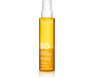 Clarins Sun Care Glowing Oil Huile sèche cheveux et corps SPF 30 150 ml