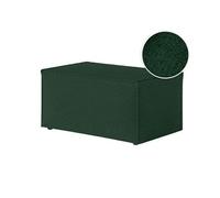 LOUNGITUDE - Charlotte - Pouf en Tissu bouclettes Vert