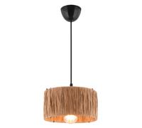 Clarisse- Suspension Filaire En Raphia Et Métal Beige