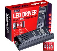 ClarivantiLED Transformateur LED 24v 100W 4.16A 1pcs 230V 220V Alimentation DC Transfo pour ruban driver dimmable alimentation basse tension transfo pour LED power supply tranformateur alim 24v