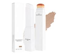 Clarivelle Fond De Teint 2-En-1 Auto-Adaptatif, Fond De Teint Clarivelle Coréen, Stick De Maquillage Avec Pinceau Intégré, Couvrance Modulable, Hydratant, Fini Naturel Radiant, Portable (4#Medium)