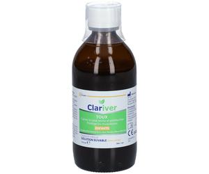 CLARIVER - Toux Contre la toux dèche et productive protège les muqueuses Enfants Solution buvable 175ml Sirop 175 ml