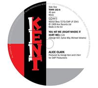 Alice Clark You Hit Me (Right Where It Hurt Me) (Vinyl) 7" Single