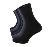 Clark Crown Chaussettes bleu marine / gris chiné / noir, Taille 43-46