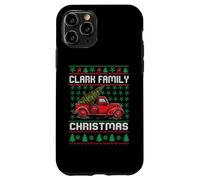 Clark Family Christmas Red Truck Personalised Funny Xmas Coque pour iPhone 11 Pro