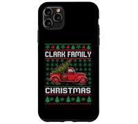 Clark Family Christmas Red Truck Personalised Funny Xmas Coque pour iPhone 11 Pro Max