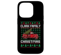 Clark Family Christmas Red Truck Personalised Funny Xmas Coque pour iPhone 14 Pro