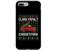 Clark Family Christmas Red Truck Personalised Funny Xmas Coque pour iPhone 7 Plus/8 Plus