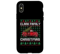 Clark Family Christmas Red Truck Personalised Funny Xmas Coque pour iPhone X/XS