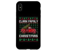 Clark Family Christmas Red Truck Personalised Funny Xmas Coque pour iPhone XS Max