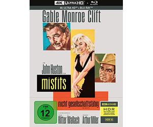 Clark Gable;Marilyn Monroe - Misfits: Nicht Gesellschaftsfähig (Mediabook) (4k [Blu-ray]