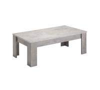 Table Basse Rectangulaire L126cm Laquée Effet Marbre - CLARK -