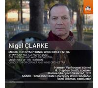 Nigel Clarke – Musique pour orchestre symphonique à vent – CD – NAXOS