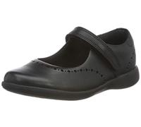 Clarks 261431017 Fille Ballerines, Noir (Black Leather Black Leather), 29.5 EU