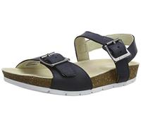 Clarks 261566507 garçon Sandale, Navy Leather, 33 EU