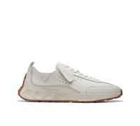 Clarks Homme Craft Speed Sneaker, White Leather, 44.5 EU