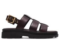 Clarks 26186095 ORINOCO3 Sangle Sandales Chaussures Femme Boucle Dark Brun