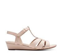 Clarks Abigail Daisy, Salomés femme, Bleu (Blush Leather Blush Leather), 39.5 EU