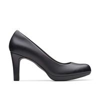 Clarks Femme Adriel Viola Escarpins, Noir (Black Leather), 42 EU