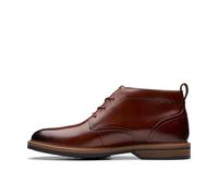 Clarks Aldwin Chukka Mens Mid Tan Lea, 7