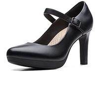 Clarks Ambyr Shine Black Leather 35