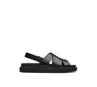 Clarks Aristella Sun, Sandale aux femmes, Black Leather,