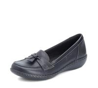 Clarks Ashland Bubble Mocassins à Enfiler pour Femme, Noir, 8 X-Wide