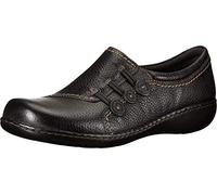 Clarks Ashland Effie Womens Black Leather 6-Wide