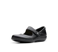 Clarks Ashland Elayne Mary Jane Chaussures Plates pour Femme, Noir, 5.5 UK Wide