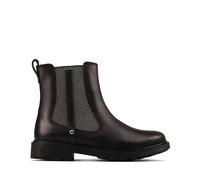Clarks Astrol Orin K Bottes Chelsea, Black Leather, 35 EU Large