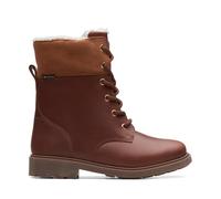 Clarks AstrolFurGTXK. Bottes Chelsea en cuir marron 30 EU, Cuir marron, 30 EU