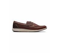 Clarks - ATL Sail Go Chaussure à Lacets Semelle Blanche - Homme - Chaussures - Brun - Taille: 40 EU