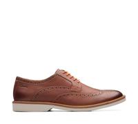Clarks Homme AtticusLTLimit Tissu Oxford, Dark Tan Lea, 43 EU