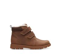 Clarks Baby Boy's Heath Snug K Combat Boot, peau, 8.5 UK Child