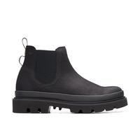 Clarks Badell Top Bottes en nubuck Noir, Noir , 46 EU