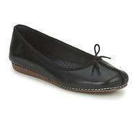 Clarks Femme Freckle Ice Shoes, Black Leather, 43 EU