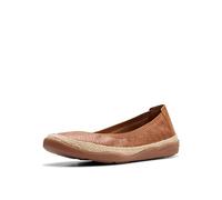 Clarks Femme Elaina Rae Ballerines, Marron Clair/Cuir, 39.5 EU