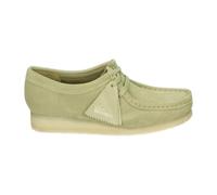 Clarks - Baskets Basse en Daim Vert Wallabee - Femme - Chaussures - Beige - Taille: 39 1/2 EU