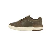 CLARKS Baskets basses 'Courtlite2 Lo' gris foncé / olive / vert foncé, Taille 44,5