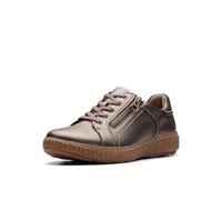 Clarks Baskets Caroline Janna pour Femme, Bronze métallisé, 40.5 EU