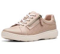 Clarks Baskets Caroline Rio pour femme, Cuir sable, 11