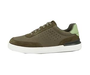 Clarks Baskets Courtlite Tor pour Homme, Olive, 44 EU