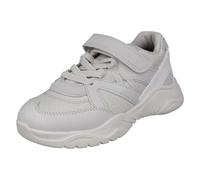 Clarks Baskets de sport à semelle épaisse pour enfants Feather Pace K, blanc, 12.5 UK Child Wide