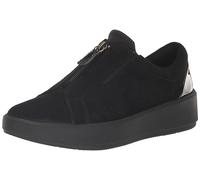 Clarks Baskets Layton Rae pour Femme, Noir - Suède, 38 EU