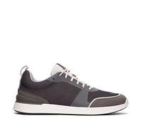 Clarks Baskets Lt LaceSneaker pour Homme, Tricot Gris, 46 EU