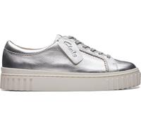 Clarks Baskets Mayhill Walk pour femme, Argent métallisé, 38 EU