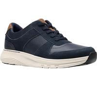 Clarks Baskets Motion Trek Go pour homme, Bleu marine, 45.5 EU