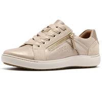 Clarks Baskets Nalle Zen pour femme, Cuir métallisé, 7 Wide