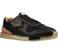 Clarks - Baskets pour hommes "Toe Run", cuir GT2461 (43 EU) (Noir)